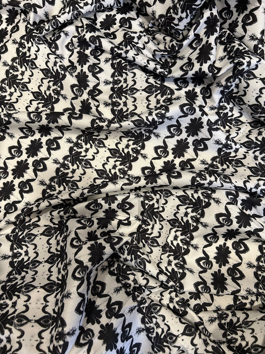 Monochrome floral