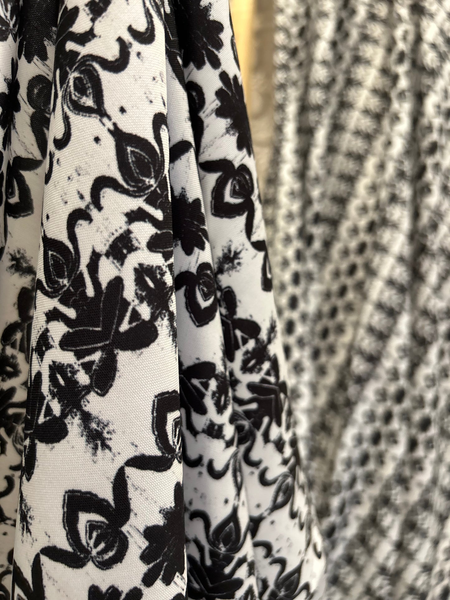Monochrome floral