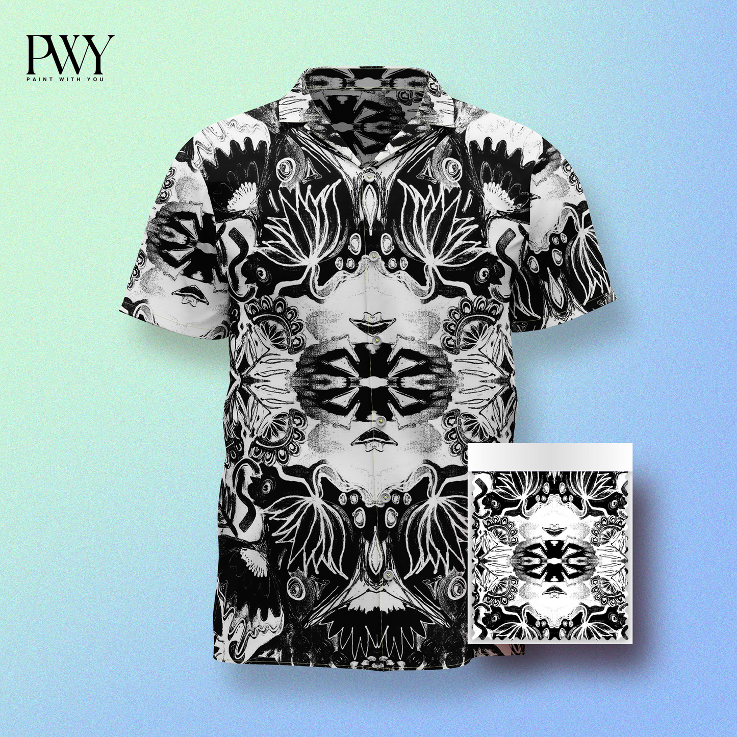 VICIOUS VINTAGE - MONOCHROME FLORAL