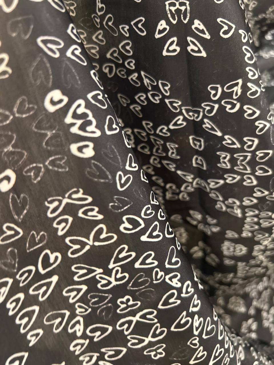 Monochrome hearts